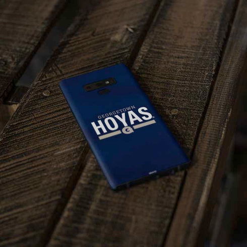 Georgetown University Hoyas Stripe Galaxy Note 9 Skin