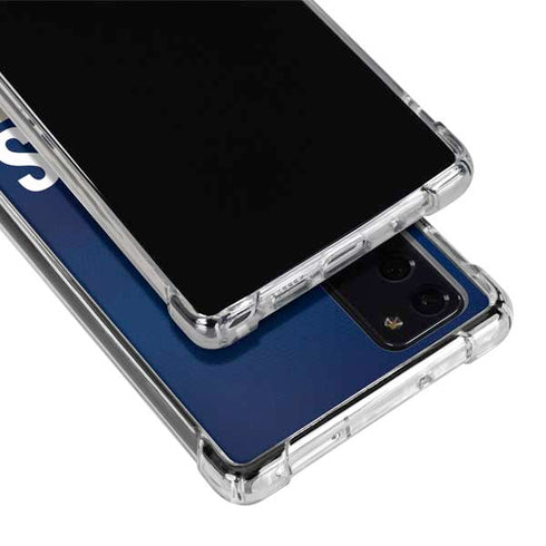 Georgetown University Hoyas Stripe Galaxy Note20 5G Clear Case