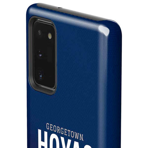 Georgetown University Hoyas Stripe Galaxy Note20 5G Pro Case