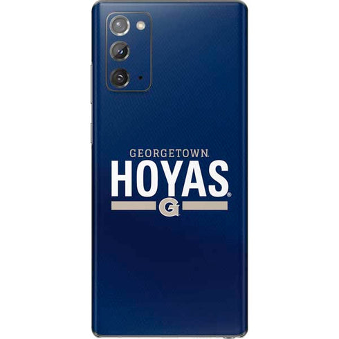 Georgetown University Hoyas Stripe Galaxy Note20 5G Skin
