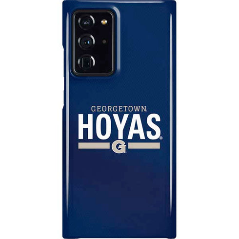 Georgetown University Hoyas Stripe Galaxy Note20 Ultra 5G Lite Case