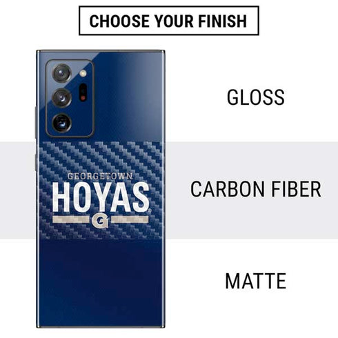 Georgetown University Hoyas Stripe Galaxy Note20 Ultra 5G Skin