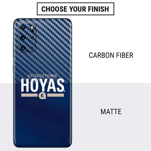 Georgetown University Hoyas Stripe Galaxy S20 Plus Skin