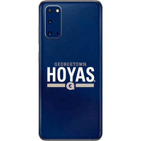 Georgetown University Hoyas Stripe Galaxy S20 Skin
