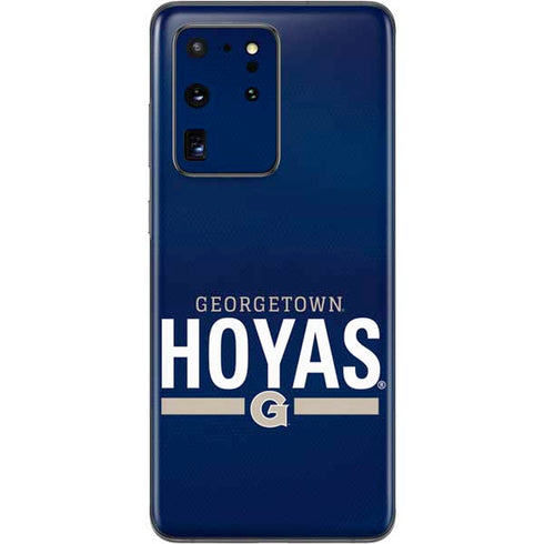 Georgetown University Hoyas Stripe Galaxy S20 Ultra 5G Skin