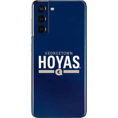 Georgetown University Hoyas Stripe Galaxy S21 5G Skin