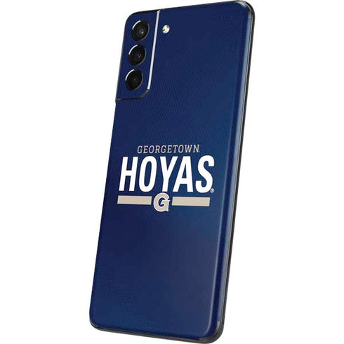 Georgetown University Hoyas Stripe Galaxy S21 5G Skin