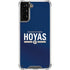 Georgetown University Hoyas Stripe Galaxy S21 Plus 5G Clear Case
