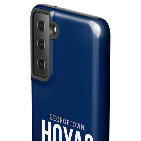 Georgetown University Hoyas Stripe Galaxy S21 Plus 5G Pro Case