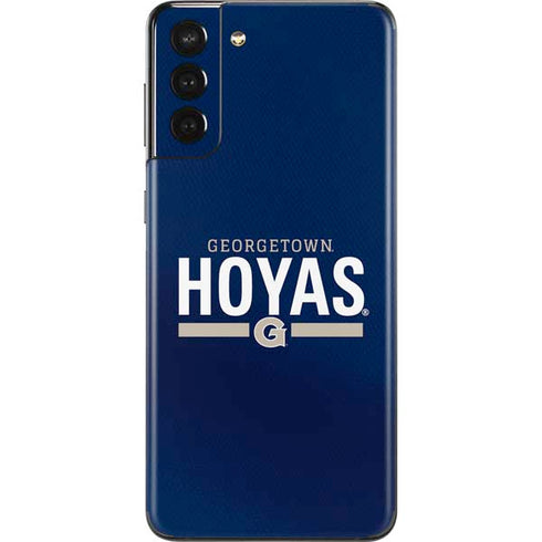 Georgetown University Hoyas Stripe Galaxy S21 Plus 5G Skin