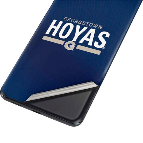 Georgetown University Hoyas Stripe Galaxy S21 Plus 5G Skin