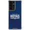 Georgetown University Hoyas Stripe Galaxy S21 Ultra 5G Clear Case