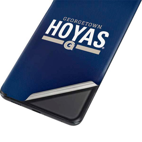 Georgetown University Hoyas Stripe Galaxy S21 Ultra 5G Skin