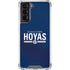 Georgetown University Hoyas Stripe Galaxy S22 Clear Case