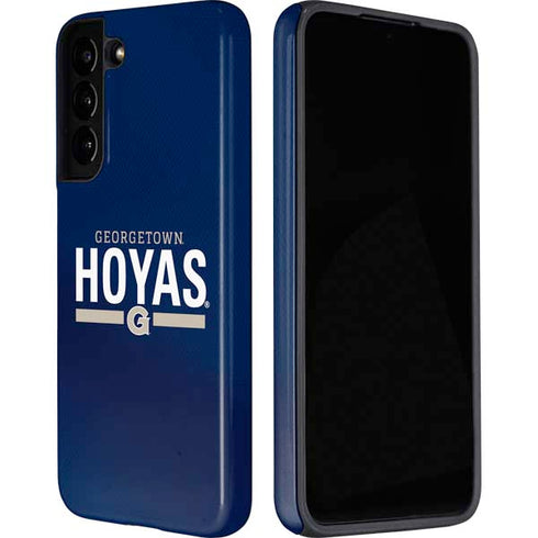 Georgetown University Hoyas Stripe Galaxy S22 Plus Pro Case