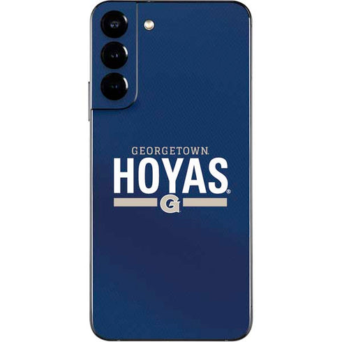 Georgetown University Hoyas Stripe Galaxy S22 Plus Skin