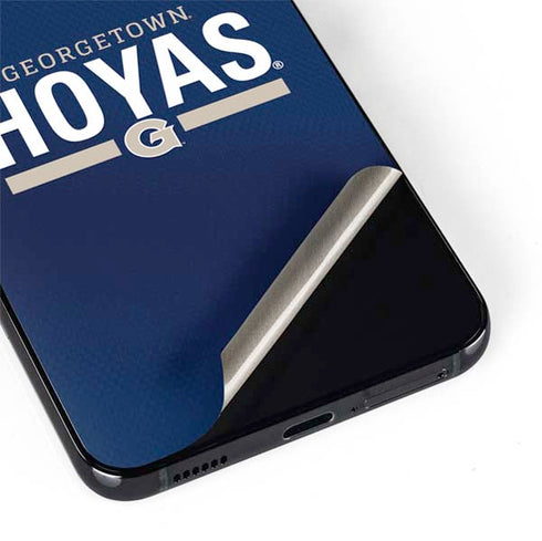 Georgetown University Hoyas Stripe Galaxy S22 Plus Skin