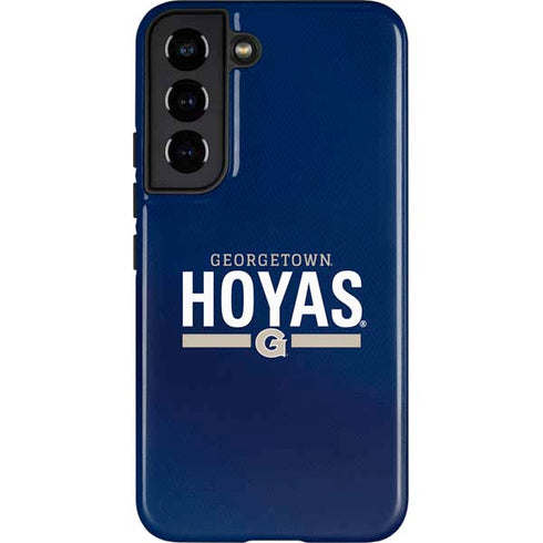 Georgetown University Hoyas Stripe Galaxy S22 Pro Case
