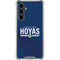 Georgetown University Hoyas Stripe Galaxy S23 FE Clear Case