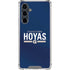Georgetown University Hoyas Stripe Galaxy S23 FE Clear Case