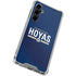 Georgetown University Hoyas Stripe Galaxy S23 FE Clear Case