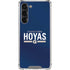 Georgetown University Hoyas Stripe Galaxy S23 Plus Clear Case