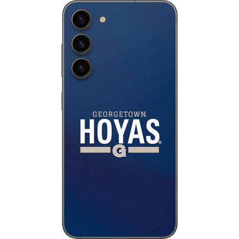 Georgetown University Hoyas Stripe Galaxy S23 Plus Skin