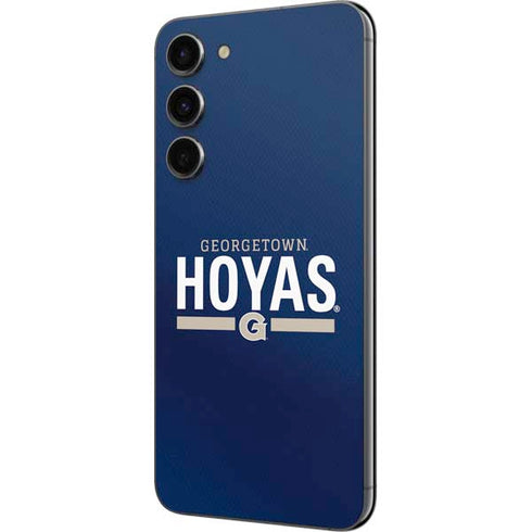 Georgetown University Hoyas Stripe Galaxy S23 Plus Skin