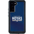 Georgetown University Hoyas Stripe Galaxy S23 Plus Waterproof Case