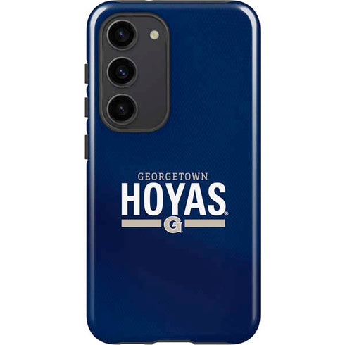 Georgetown University Hoyas Stripe Galaxy S23 Pro Case
