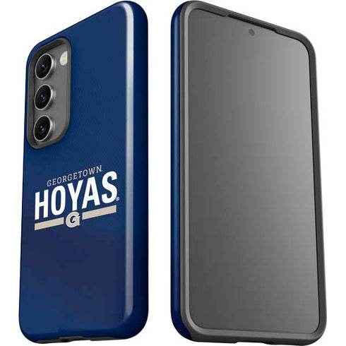 Georgetown University Hoyas Stripe Galaxy S23 Pro Case