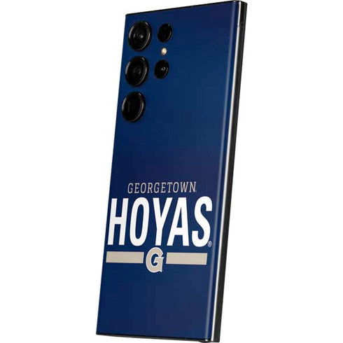 Georgetown University Hoyas Stripe Galaxy S23 Ultra Skin
