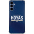 Georgetown University Hoyas Stripe Galaxy S24 Clear Case