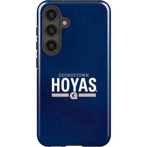Georgetown University Hoyas Stripe Galaxy S24 Plus Impact Case