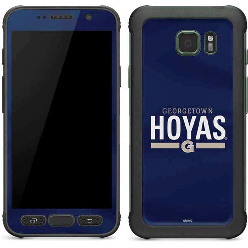 Georgetown University Hoyas Stripe Galaxy S7 Active Skin