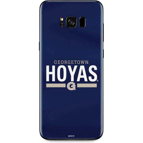 Georgetown University Hoyas Stripe Galaxy S8 Plus Skin