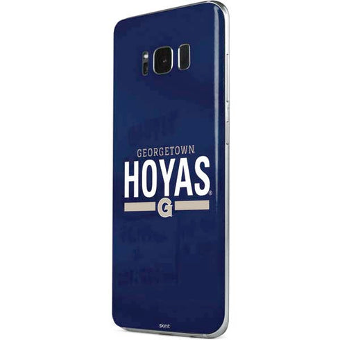 Georgetown University Hoyas Stripe Galaxy S8 Plus Skin