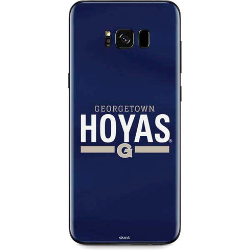 Georgetown University Hoyas Stripe Galaxy S8 Skin