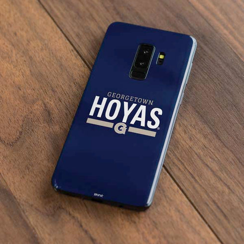 Georgetown University Hoyas Stripe Galaxy S9 Plus Skin