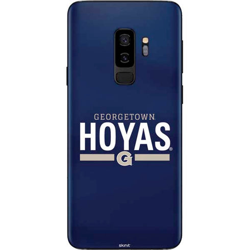 Georgetown University Hoyas Stripe Galaxy S9 Plus Skin
