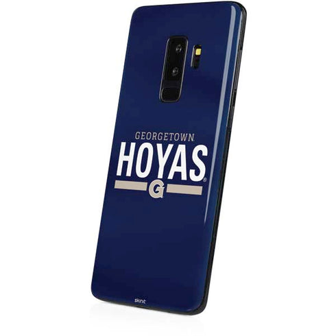 Georgetown University Hoyas Stripe Galaxy S9 Plus Skin