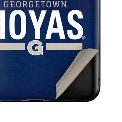 Georgetown University Hoyas Stripe Galaxy Z Flip Skin