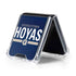 Georgetown University Hoyas Stripe Galaxy Z Flip5 5G Clear Case