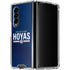 Georgetown University Hoyas Stripe Galaxy Z Fold4 5G Clear Case