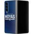 Georgetown University Hoyas Stripe Galaxy Z Fold4 5G Skin