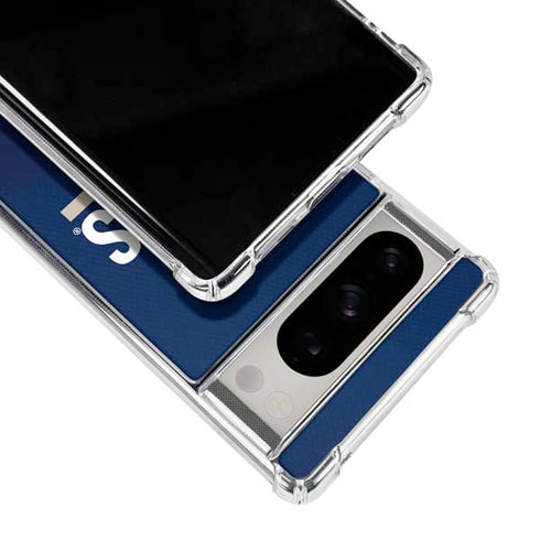 Georgetown University Hoyas Stripe Google Pixel 8 Pro Clear Case