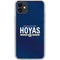 Georgetown University Hoyas Stripe iPhone 11 Clear Case
