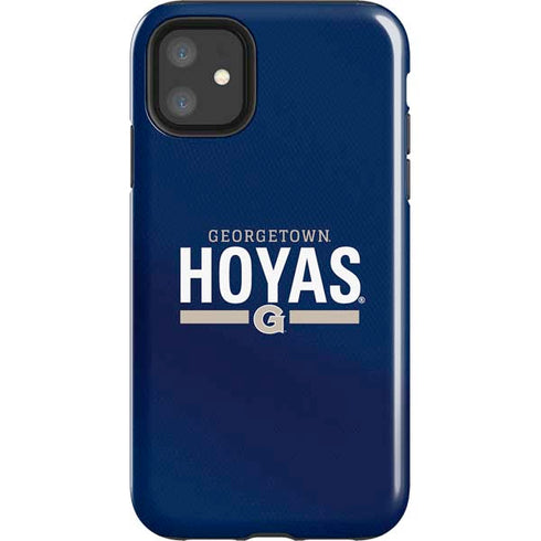 Georgetown University Hoyas Stripe iPhone 11 Impact Case