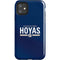 Georgetown University Hoyas Stripe iPhone 11 Impact Case