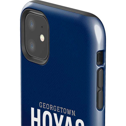 Georgetown University Hoyas Stripe iPhone 11 Impact Case